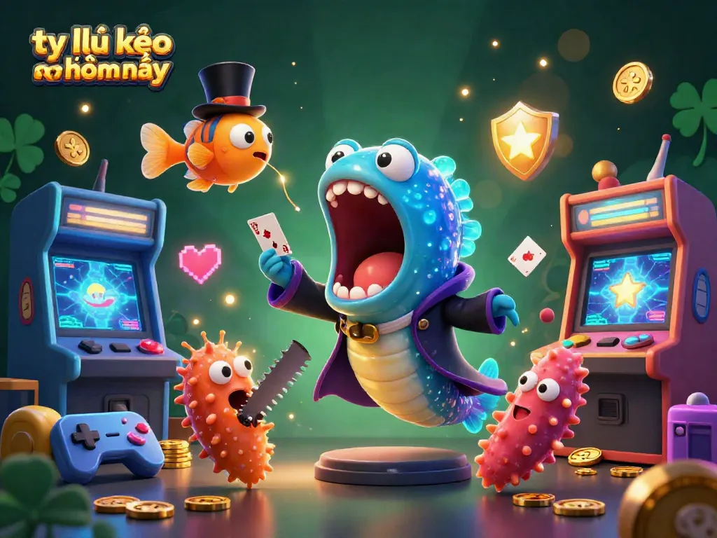 Engage with tỷ lệ kèo nhà cái hôm nay through exciting casino-themed illustrations featuring dynamic sea creatures.