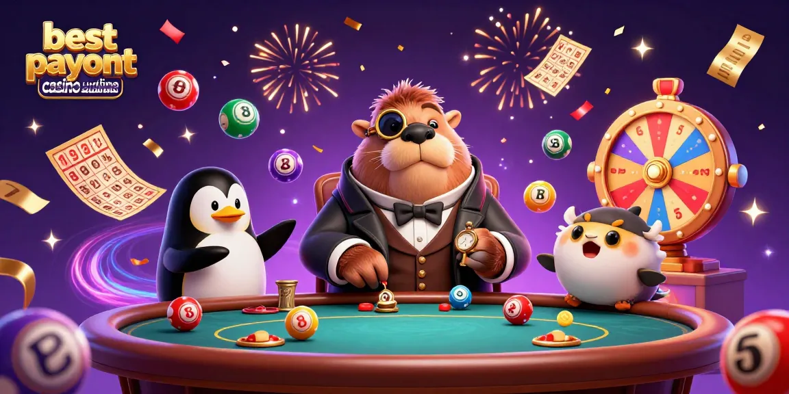 Engage with the best payout casino online Australia featuring a jolly walrus and lively casino elements.